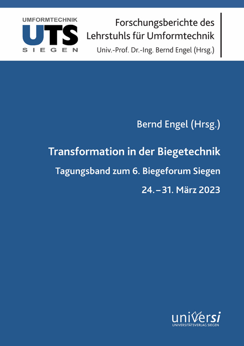Transformation in der Biegetechnik - 
