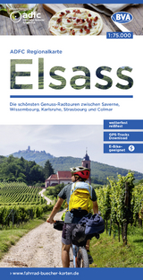 ADFC-Regionalkarte Elsass, 1:75.000, mit Tagestourenvorschl&auml;gen, rei&szlig;- und wetterfest, E-Bike-geeignet, GPS-Tracks Download