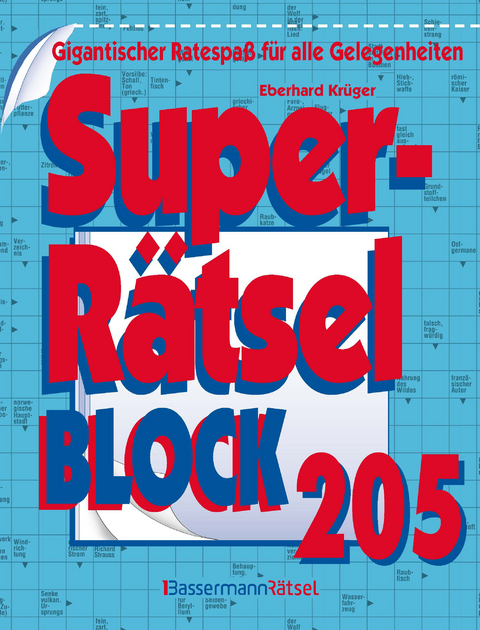 Superr&auml;tselblock 205 - Eberhard Kr&uuml;ger