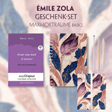 &Eacute;mile Zola Geschenkset (mit Audio-Online) + Marmortr&auml;ume Schreibset Basics - &Eacute;mile Zola