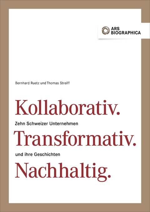 Kollaborativ. Transformativ. Nachhaltig. - Bernhard Ruetz
