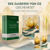 Der Zauberer von Oz Geschenkset - 2 B&uuml;cher (mit Audio-Online) + Eleganz der Natur Schreibset Basics - L. Frank Baum