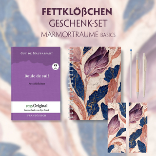 Fettklößchen Geschenkset (mit Audio-Online) + Marmorträume Schreibset Basics