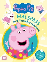 Peppa Wutz Mitmachbuch: Malspa&szlig; mit Fensterstickern
