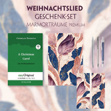 Ein Weihnachtslied Geschenkset (Hardcover + Audio-Online) + Marmortr&auml;ume Schreibset Premium - Charles Dickens