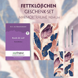 Fettkl&ouml;&szlig;chen Geschenkset (mit Audio-Online) + Marmortr&auml;ume Schreibset Premium - Guy de Maupassant
