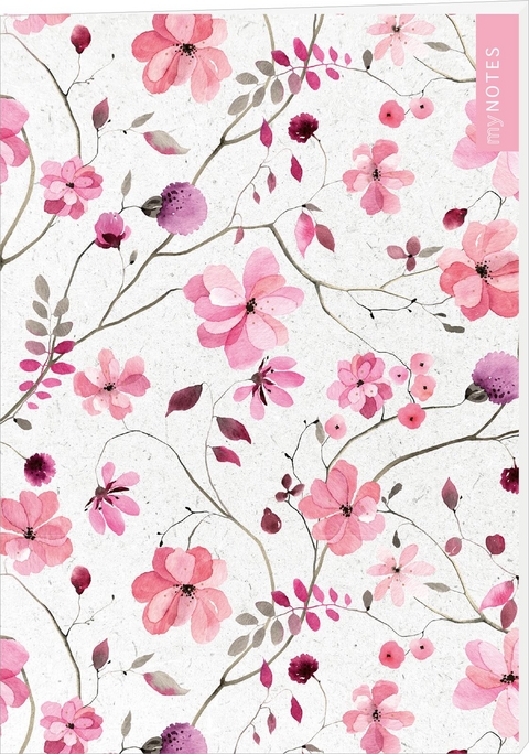 myNOTES Papeterie: Notizheft Blumentr&auml;ume