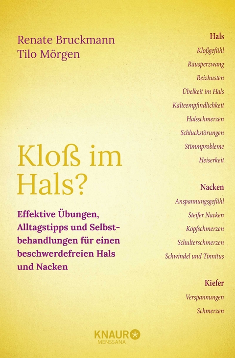 Klo&szlig; im Hals? - Renate Bruckmann, Tilo M&ouml;rgen