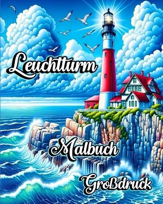 Großdruck Leuchtturm Malbuch