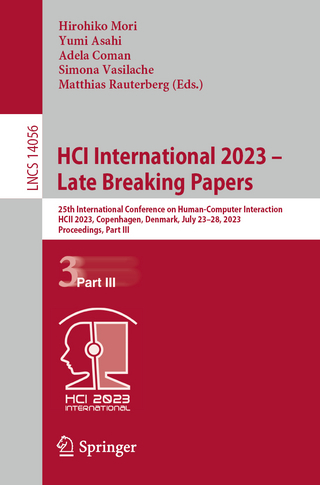 HCI International 2023 – Late Breaking Papers