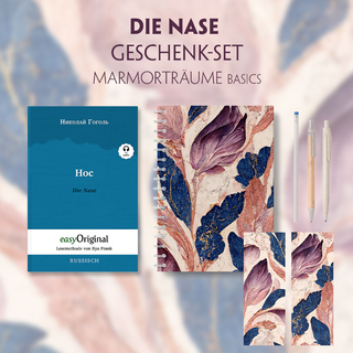 Die Nase Geschenkset (Buch mit Audio-Online) + Marmorträume Schreibset Basics