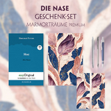 Die Nase Geschenkset (Buch mit Audio-Online) + Marmortr&auml;ume Schreibset Premium - Nikolai Wassiljewitsch Gogol