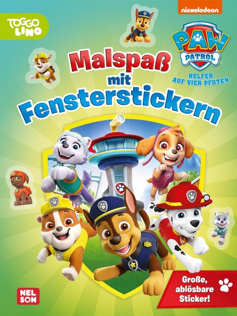 PAW Patrol Mitmachbuch: Malspa&szlig; mit Fensterstickern