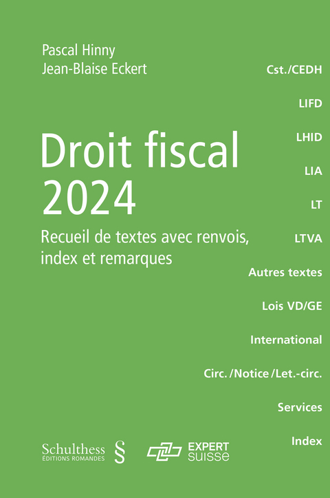 Droit fiscal 2024 - 
