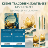 Kleine Trag&ouml;dien Starter-Paket Geschenkset - 3 B&uuml;cher (mit Audio-Online) + Eleganz der Natur Schreibset Premium - Alexander Puschkin
