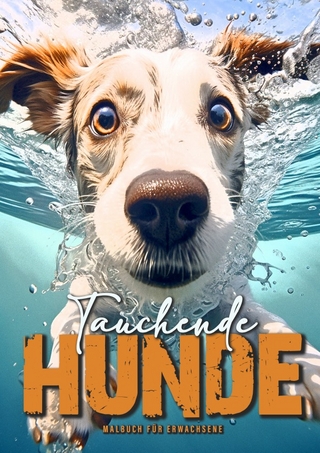 Tauchende Hunde Malbuch für Erwachsene
