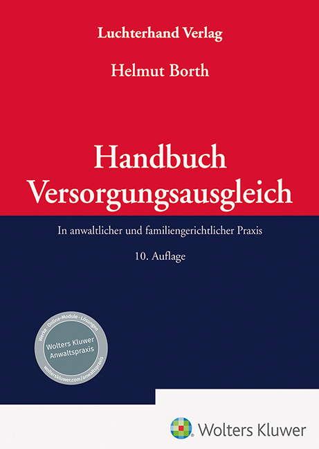 Handbuch Versorgungsausgleich - Helmut Borth