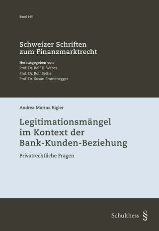 Legitimationsmängel im Kontext der Bank-Kunden-Beziehung