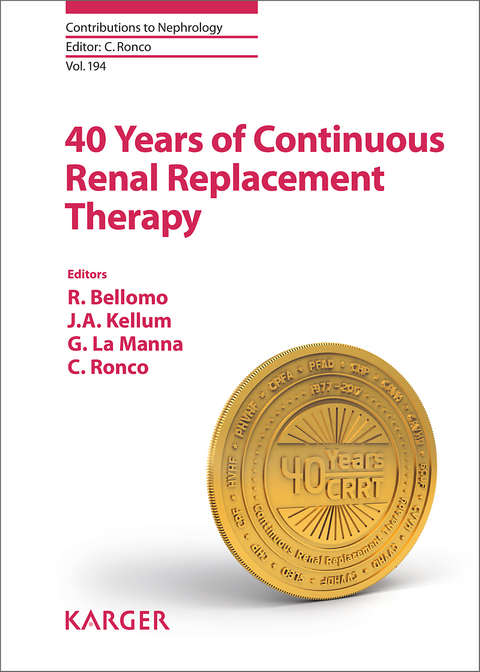 40 Years of Continuous Renal Replacement Therapy - 