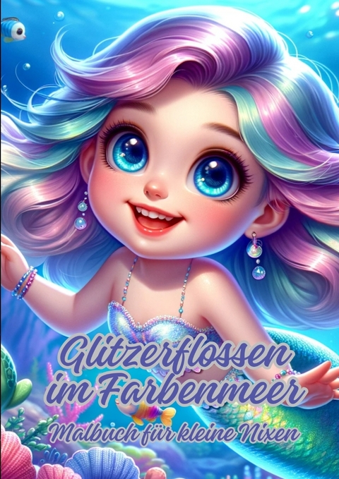 Glitzerflossen im Farbenmeer