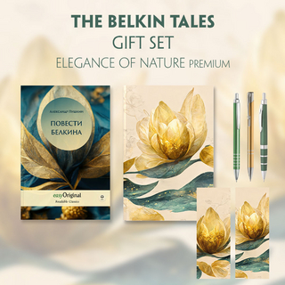 EasyOriginal Readable Classics / Erzählungen Belkins (with audio-online) Readable Classics Geschenkset + Eleganz der Natur Schreibset Premium