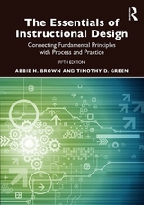 The Essentials of Instructional Design - Brown, Abbie H.; Green, Timothy D.