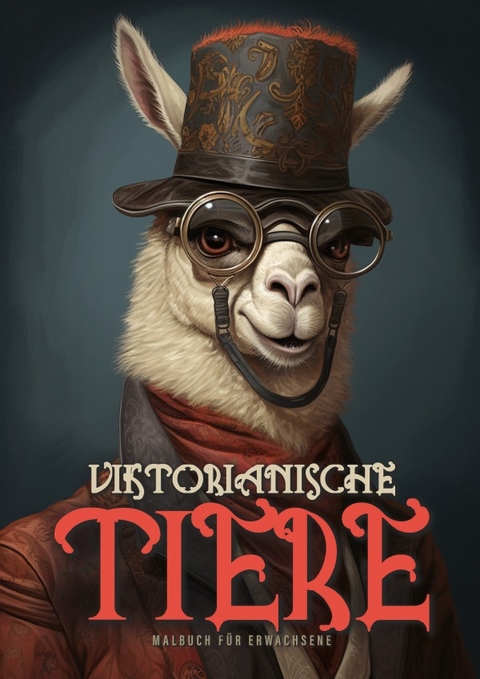 Viktorianische Tiere Malbuch f&uuml;r Erwachsene - Monsoon Publishing, Musterst&uuml;ck Grafik