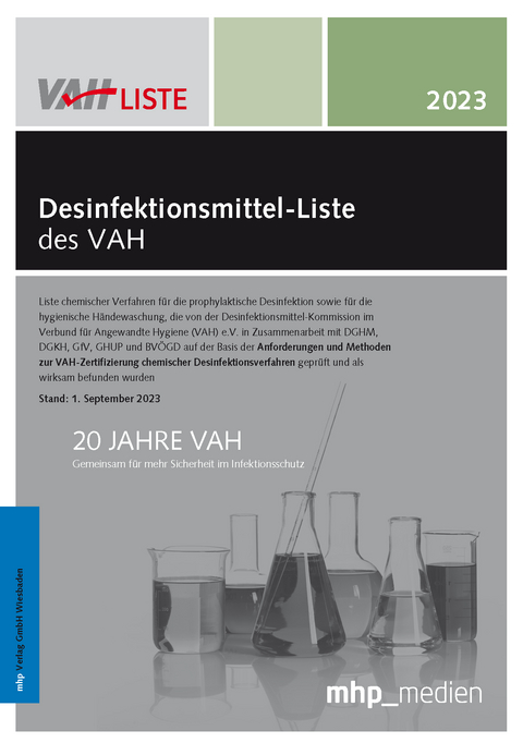 Desinfektionsmittel-Liste des VAH - 