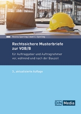 Rechtssichere Musterbriefe zur VOB/B - Buch mit E-Book - Sperling, Rosina Theresia; Sperling, Axel C.