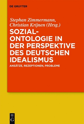 Sozialontologie in der Perspektive des deutschen Idealismus