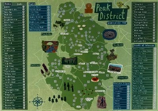 Peak District Scratch Off Map