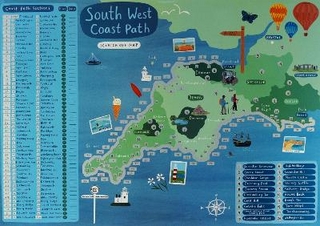 South West Coast Path Scratch Off Map