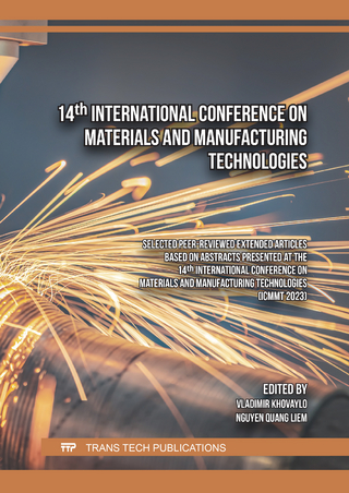 14th International Conference on Materials and Manufacturing Technologies