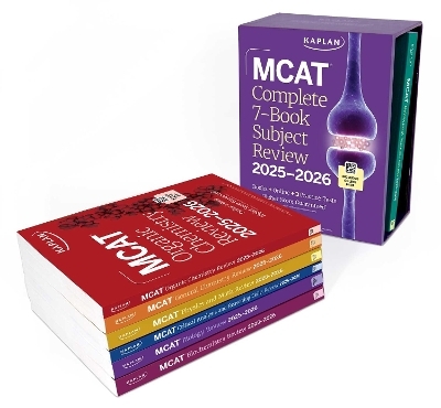 MCAT Complete 7-Book Subject Review 2025-2026, Set Includes Books, Online Prep, 3 Practice Tests -  Kaplan Test Prep
