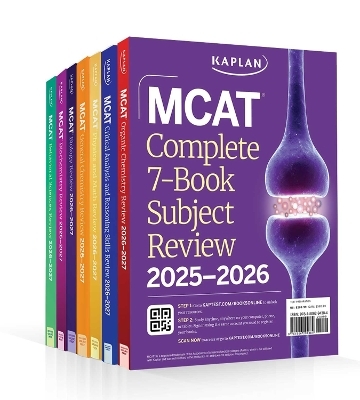 MCAT Complete 7-Book Subject Review 2025-2026, Set Includes Books, Online Prep, 3 Practice Tests -  Kaplan Test Prep