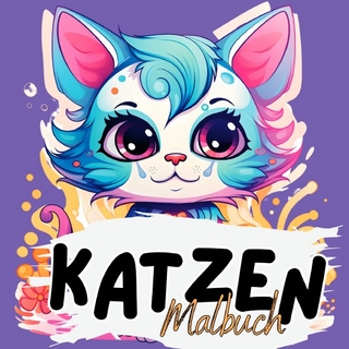 Malbuch Tiere / Katzen Malbuch