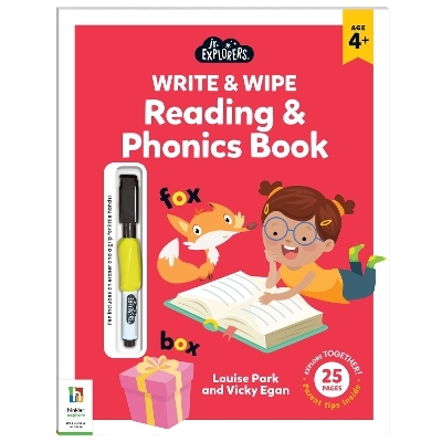 Junior Explorers Write & Wipe Reading Book - Hinkler Pty Ltd