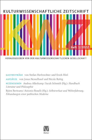 Kulturwissenschaftliche Zeitschrift 3/2022