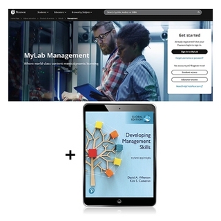 MyLab Management with Pearson eText for Developing Management Skills, Global Edition