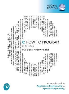 C How to Program: With Case Studies in Applications and Systems Programming, Global Edition -- MyLab Programming with Pearson eText