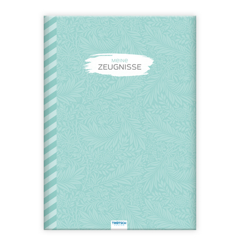 Tr&ouml;tsch Zeugnismappe A4 wattiert Floral - 