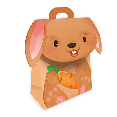 Tr&ouml;tsch Geschenktasche mit Verschluss Hase - 