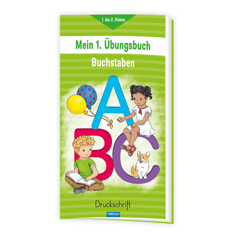 Tr&ouml;tsch Mein erstes &Uuml;bungsbuch Buchstaben Druckschrift - 