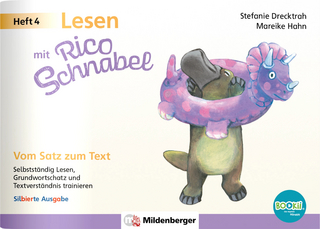 Lesen mit Rico Schnabel, Heft 4: Vom Satz zum Text – silbierte Ausgabe, für BOOKii®