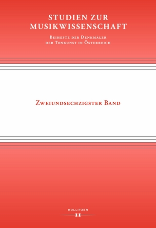 Studien zur Musikwissenschaft – Beihefte der Denkmäler der Tonkunst in Österreich. Band 62