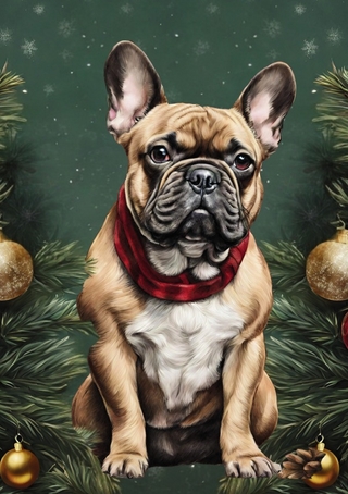 Notizbücher Hund / Weihnachten Geschenkbuch Hund Französische Bulldogge Frenchie Inspiration mit 55 Zitaten Lustiges Geschenk für Tierfreunde Geschenkidee zum Wichteln Weihnachtsgeschenkidee Wichtelgeschenk