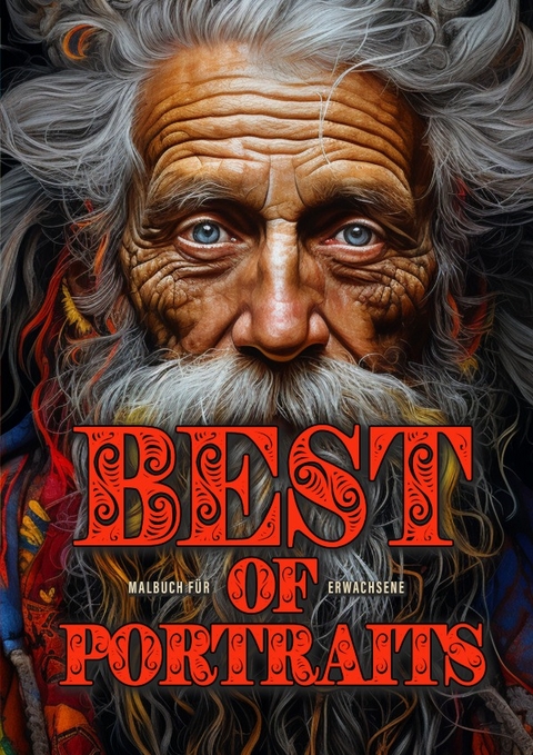 Best of Portraits Malbuch f&uuml;r Erwachsene - Monsoon Publishing, Musterst&uuml;ck Grafik