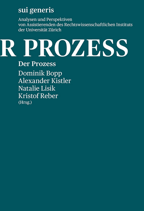 Der Prozess - Dominik Bopp, Helin Dalla Palma, Dominique Diethelm, Florian Geering, Pia Hunkem&ouml;ller, Gishok Kiritharan, Alexander Kistler, Isabel Liniger, Natalie Lisik, Nikola Nastovski, Christoph Reusser, Anna Elisa Stauffer, Nancy Rudolph, Vivian Stein, Franco Strub, Yannick Weber, Paul Oberhammer, Christa Tobler, Denise Weingart, Samuel P. Baumgartner