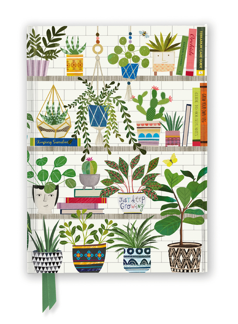 Georgia Breeze: Books & Plants (Foiled Journal) - 