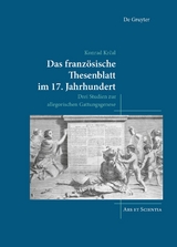 Das franz&ouml;sische Thesenblatt im 17. Jahrhundert - Konrad Krčal